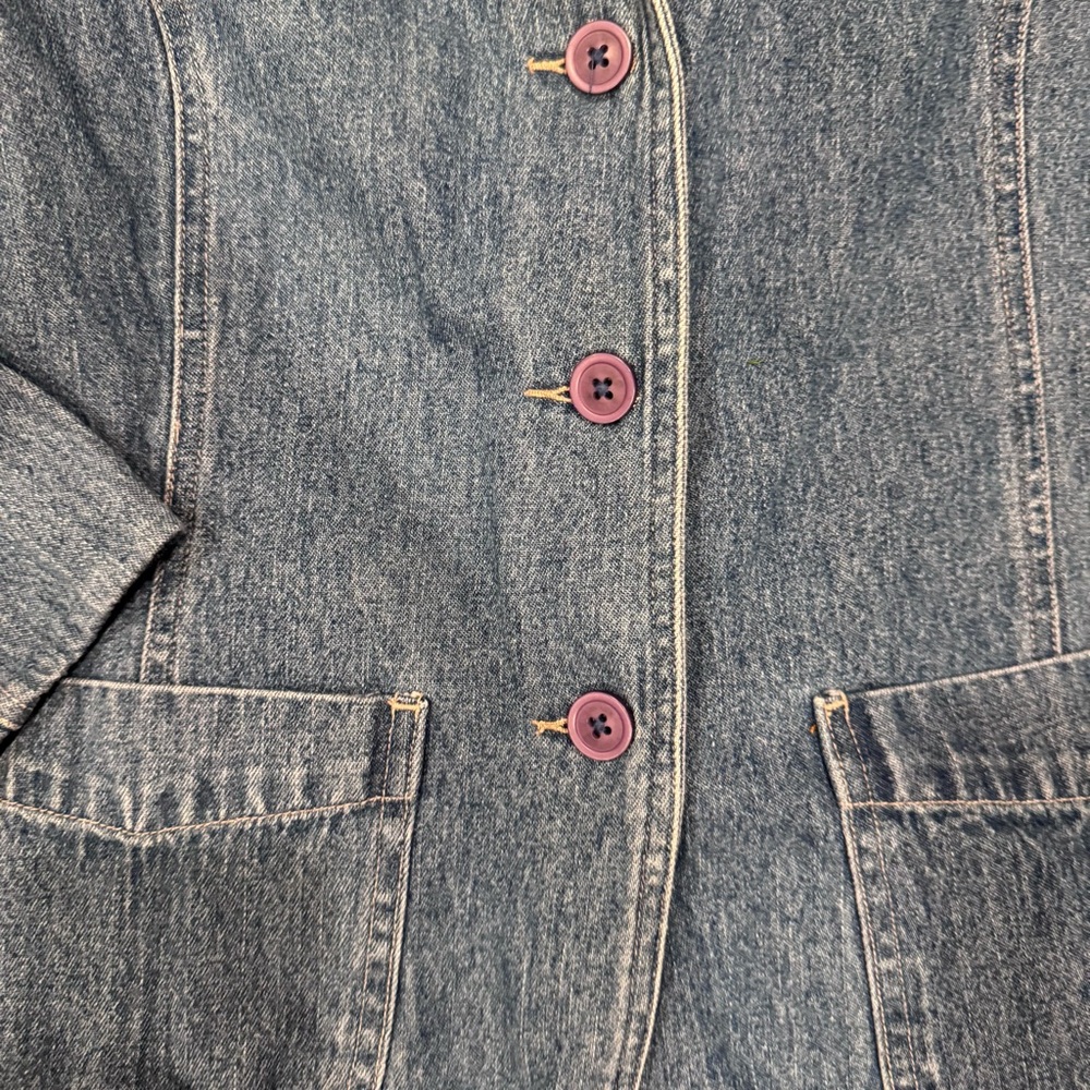 Vintage Field Gear Size Small Denim Blazer Jacket‎ - Picture 3 of 4